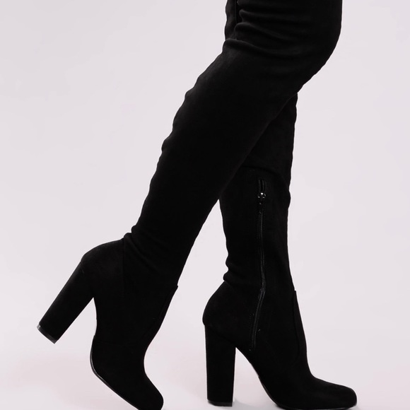 Thigh high boots - Picture 2 of 2
